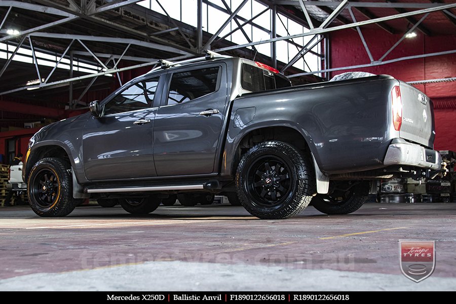 18x9.0 Ballistic Anvil on MERCEDES X-Class