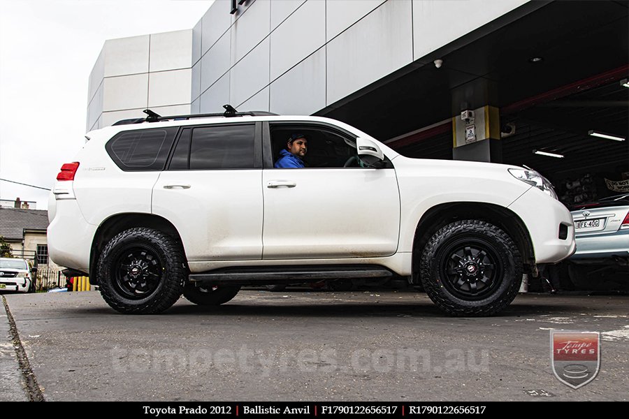 17x9.0 Ballistic Anvil on TOYOTA PRADO