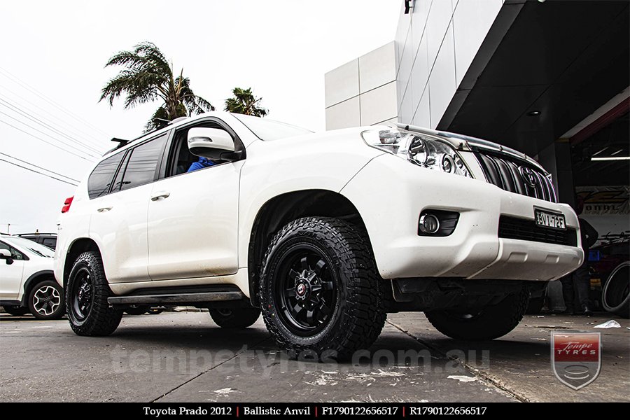 17x9.0 Ballistic Anvil on TOYOTA PRADO