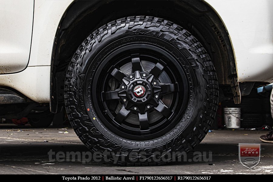 17x9.0 Ballistic Anvil on TOYOTA PRADO