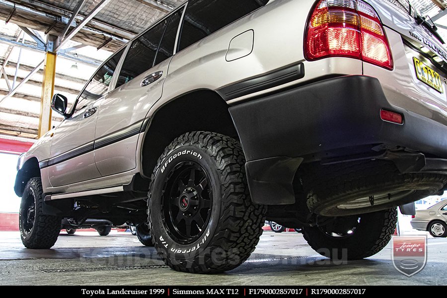 17x9.0 Simmons MAX T12 MK on TOYOTA LANDCRUISER