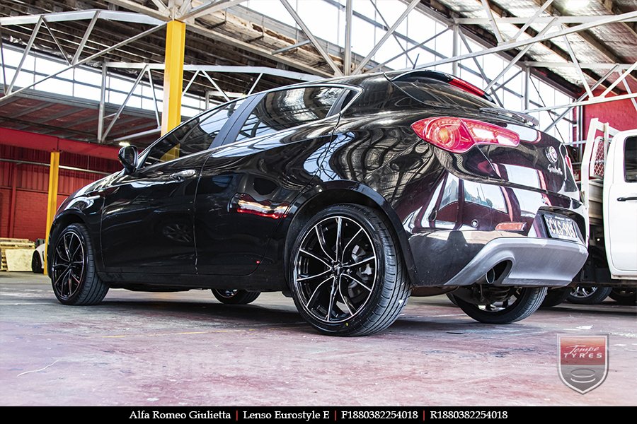 18x8.0 Lenso Eurostyle E ESE on ALFA ROMEO GIULIETTA