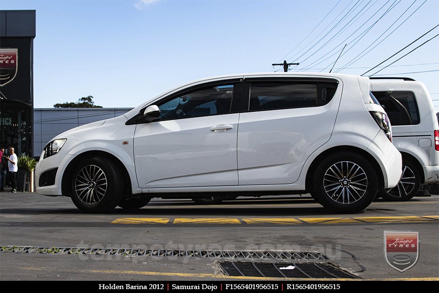 15x6.5 Samurai Dojo on HOLDEN BARINA