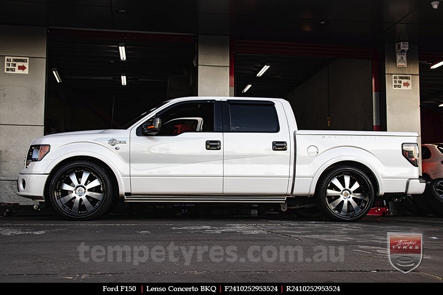 24x10 Lenso Concerto - BKQ on FORD F150 