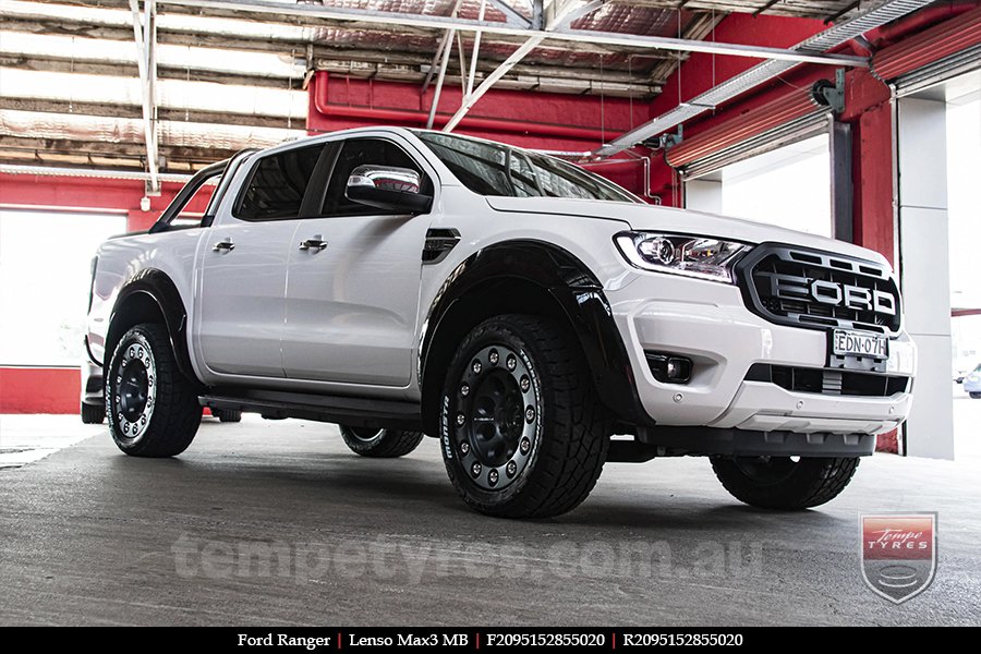 20x9.5 Lenso Max3 MB on FORD RANGER