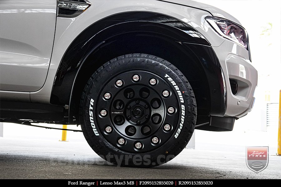 20x9.5 Lenso Max3 MB on FORD RANGER