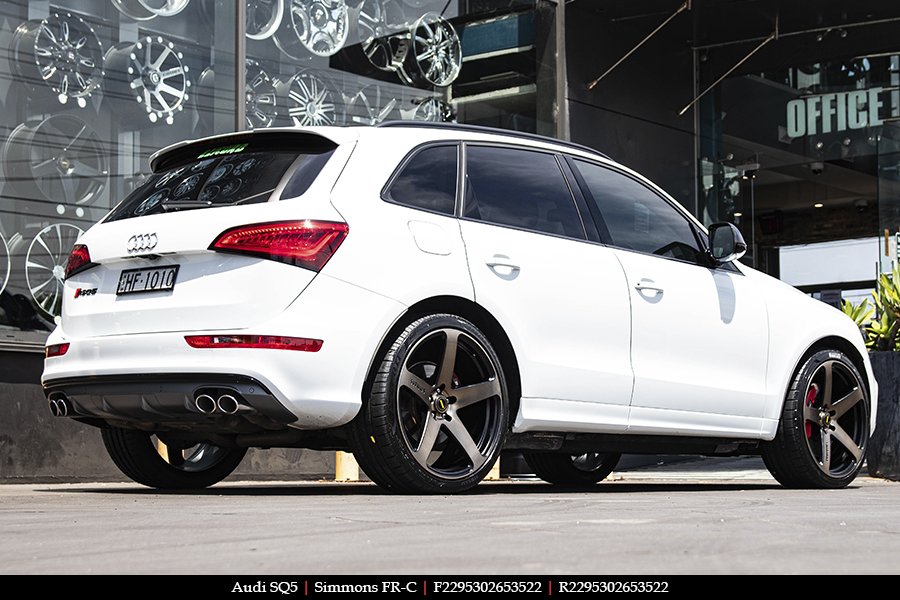 22x9.5 Simmons FR-C Copper Tint NCT on AUDI SQ5