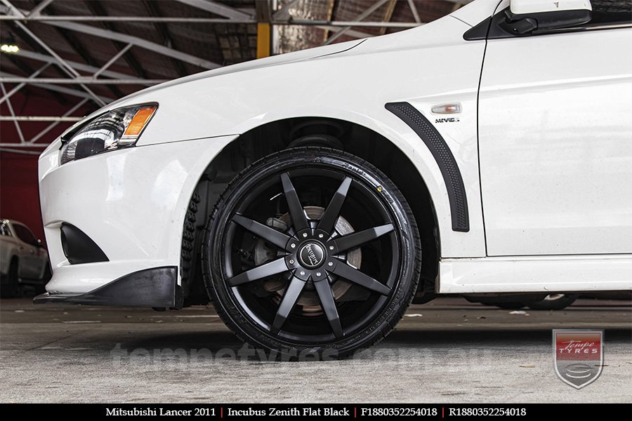 18x8.0 Incubus Zenith - FB on MITSUBISHI LANCER