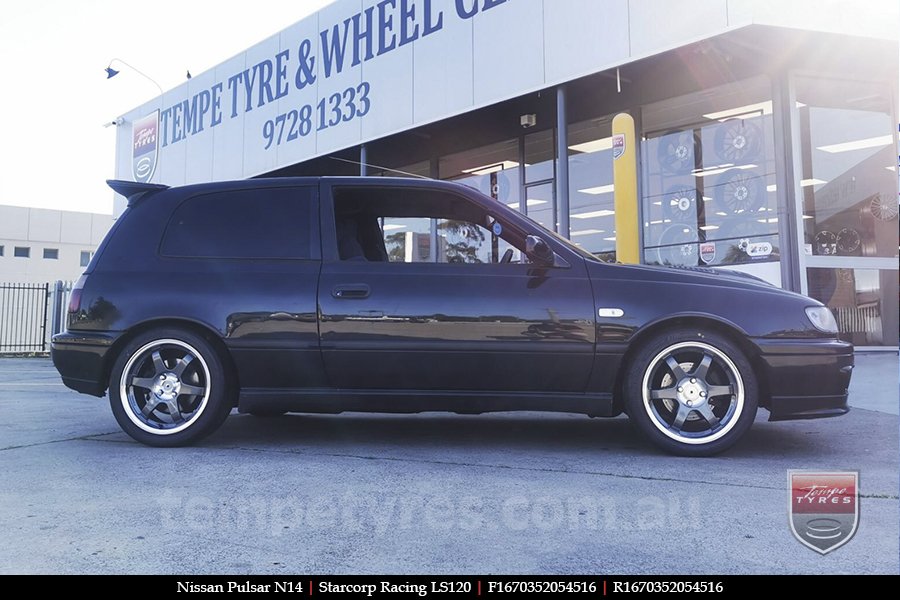 16x7.0 Starcorp Racing LS120 on NISSAN PULSAR