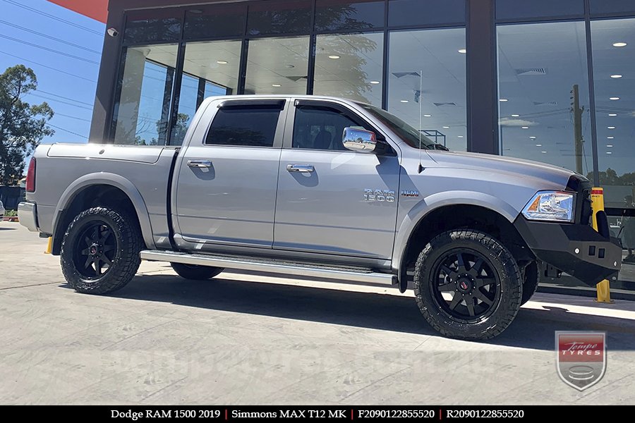 20x9.0 Simmons MAX T12 MK on DODGE RAM