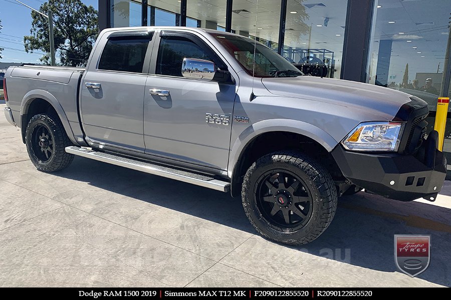 20x9.0 Simmons MAX T12 MK on DODGE RAM