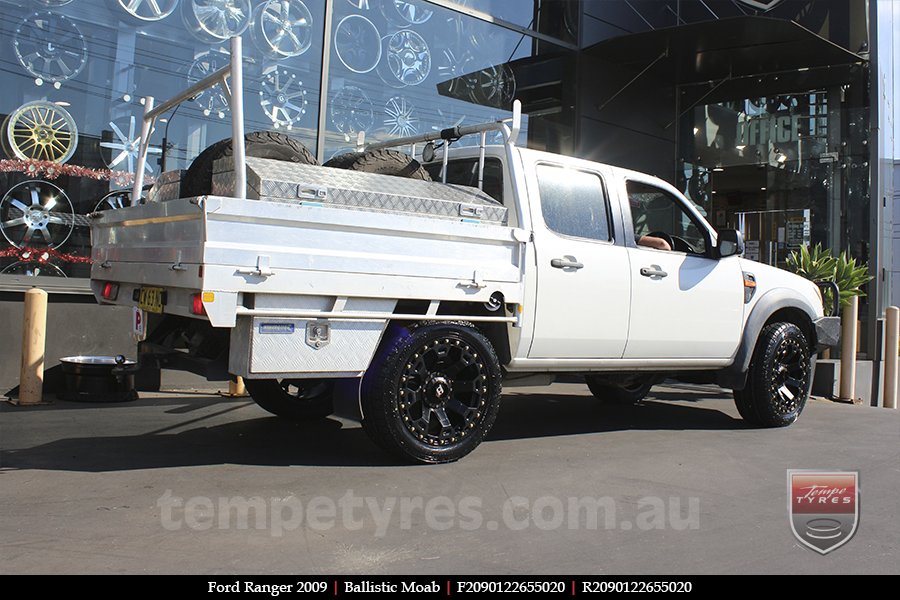 20x9.0 Ballistic Moab on FORD RANGER