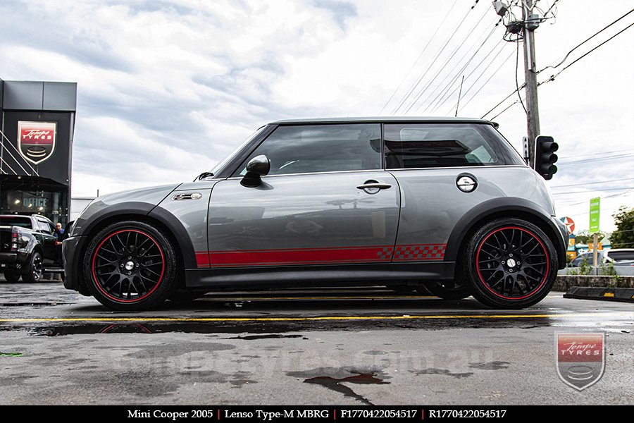 17x7.0 Lenso Type-M - MBRG on MINI COOPER