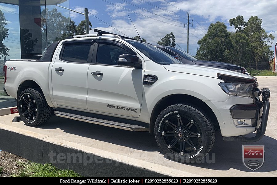 20x9.0 Ballistic Joker FB on FORD RANGER WILDTRAK 