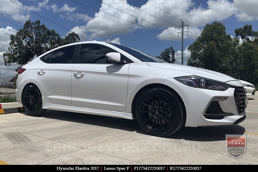 17x7.5 Lenso Spec F MB on HYUNDAI ELANTRA