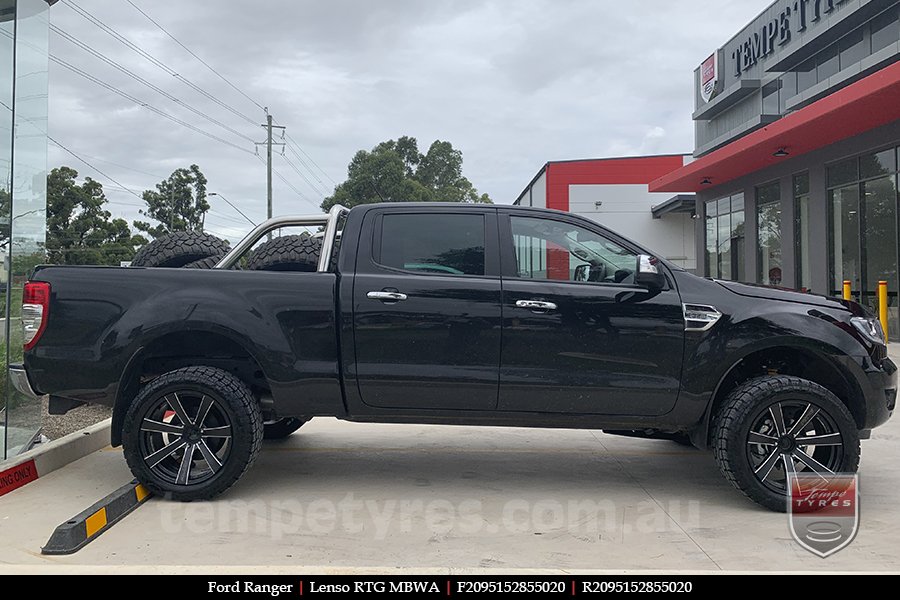 20x9.5 Lenso RTG MBWA on FORD RANGER