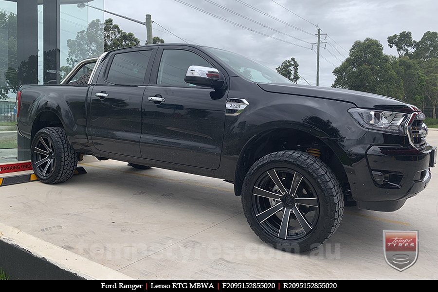 20x9.5 Lenso RTG MBWA on FORD RANGER