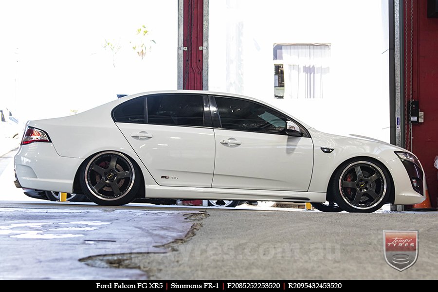 20x8.5 20x9.5 Simmons FR-1 Hyper Dark on FORD FALCON