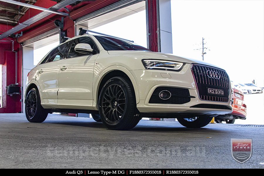 18x8.0 Lenso Type-M DG on AUDI Q3