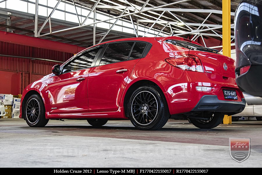 17x7.0 Lenso Type-M - MBJ on HOLDEN CRUZE