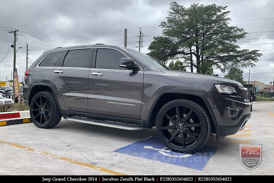 22x8.5 Incubus Zenith - FB on JEEP GRAND CHEROKEE