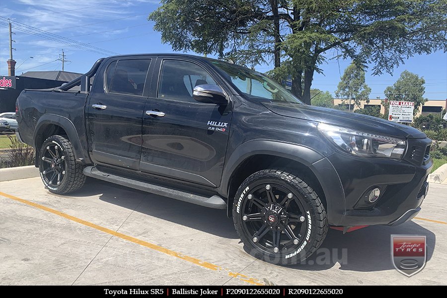 20x9.0 Ballistic Joker FB on TOYOTA HILUX SR5