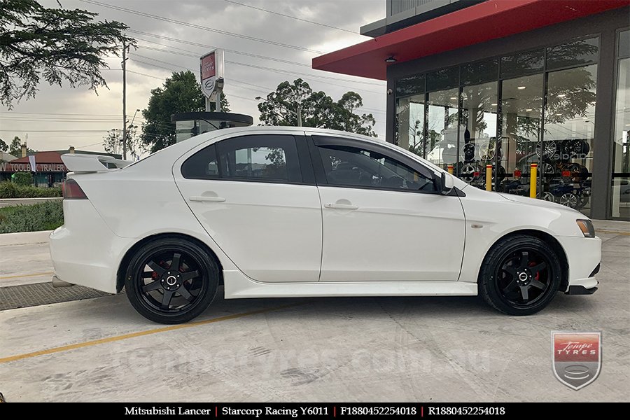 18x8.0 Starcorp Racing PURSUIT on MITSUBISHI LANCER