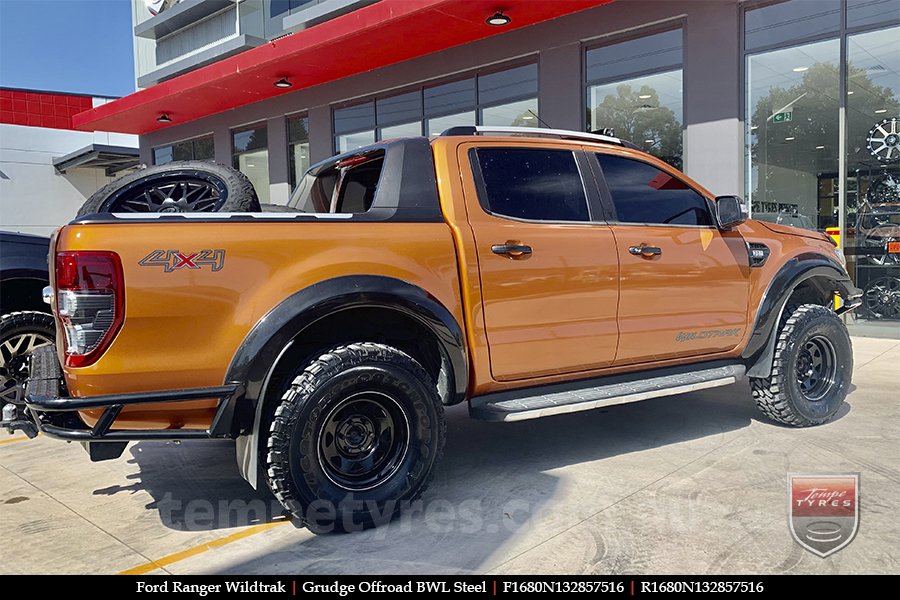 16x8.0 Grudge Offroad BWL Steel on FORD RANGER WILDTRAK