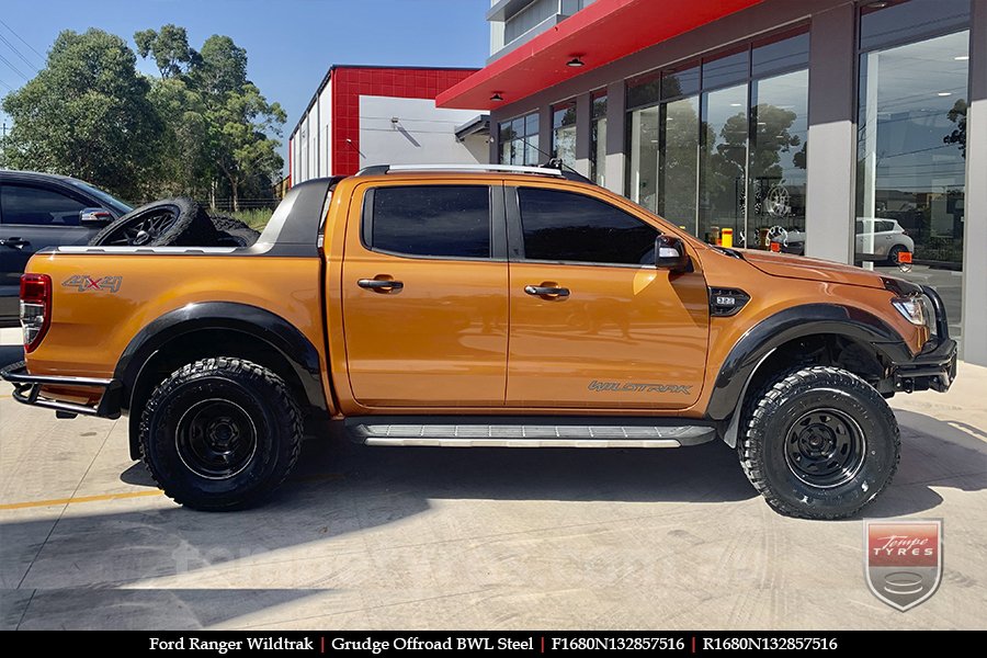 16x8.0 Grudge Offroad BWL Steel on FORD RANGER WILDTRAK