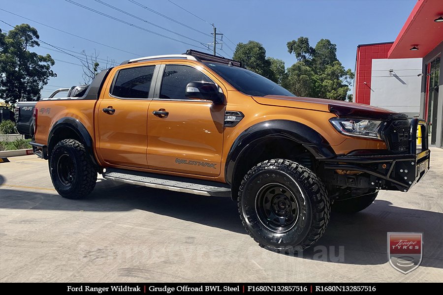 16x8.0 Grudge Offroad BWL Steel on FORD RANGER WILDTRAK