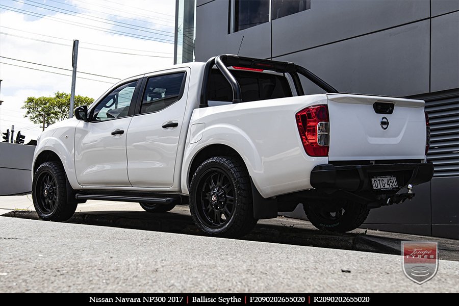 20x9.0 Ballistic Scythe on NISSAN NAVARA NP300