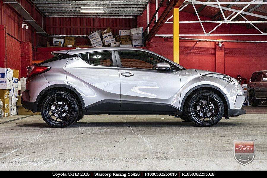 18x8.0 Starcorp Racing Y5428 on TOYOTA C-HR