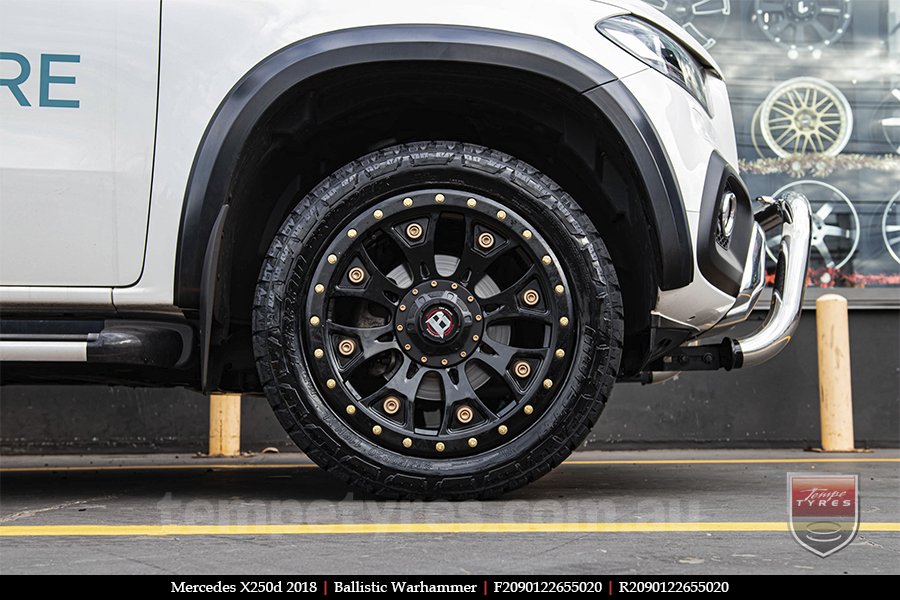 20x9.0 Ballistic Warhammer on MERCEDES X-Class