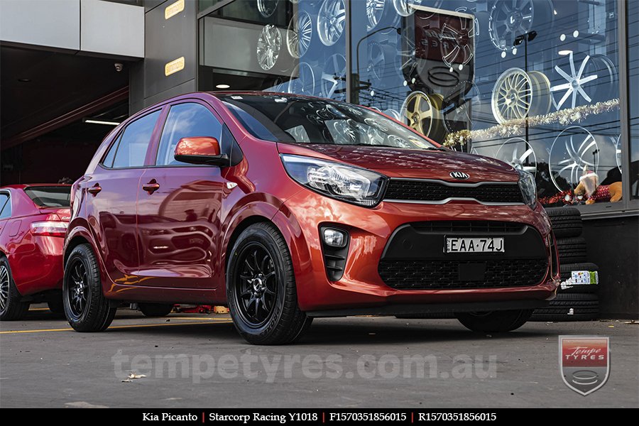 15x7.0 Starcorp Racing ECLIPSE on KIA PICANTO