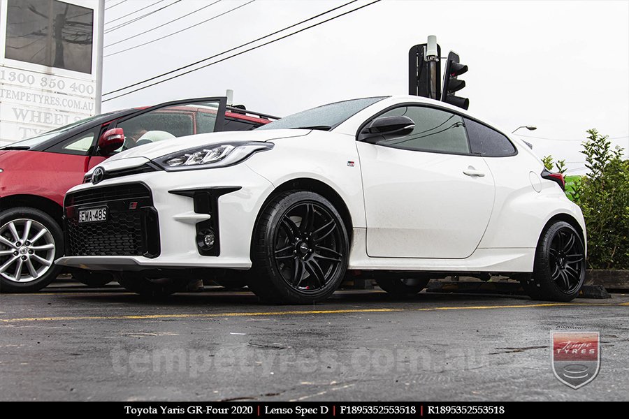 18x8.5 18x9.5 Lenso Spec D MB on TOYOTA YARIS