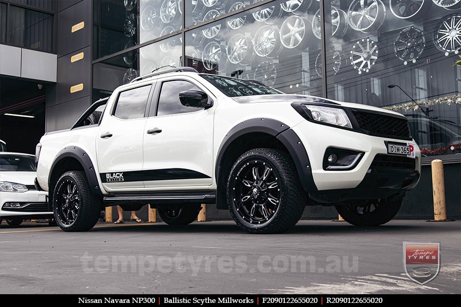 20x9.0 Ballistic Scythe Millworks on NISSAN NAVARA NP300