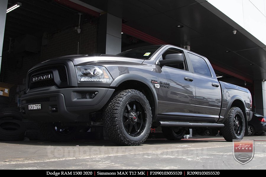 20x9.0 Simmons MAX T12 MK on DODGE RAM