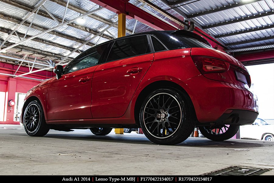 17x7.0 Lenso Type-M - MBJ on AUDI A1