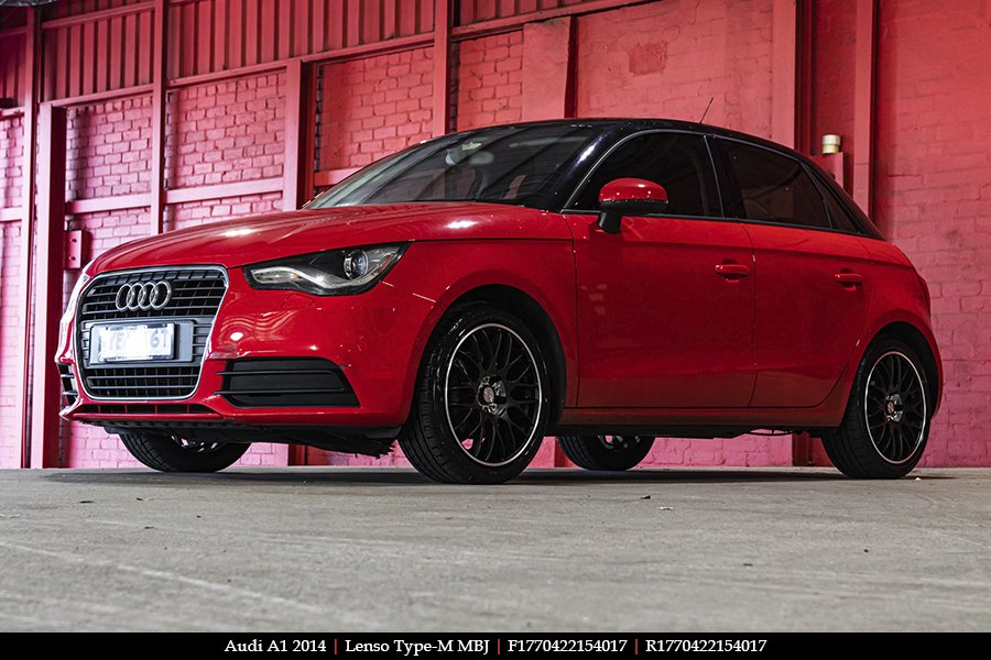 17x7.0 Lenso Type-M - MBJ on AUDI A1