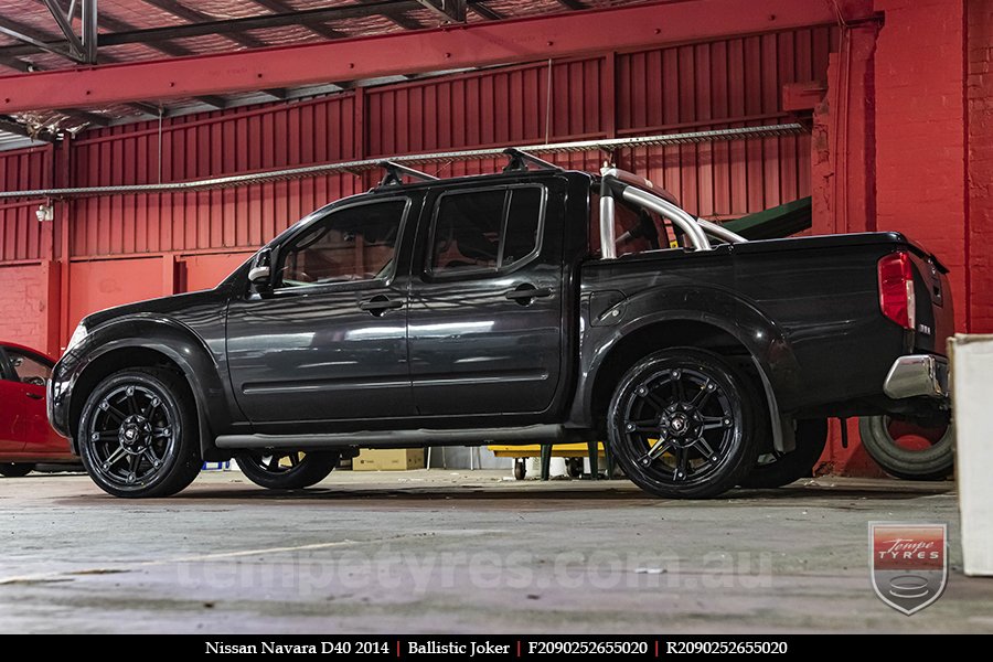 20x9.0 Ballistic Joker FB on NISSAN NAVARA D40 