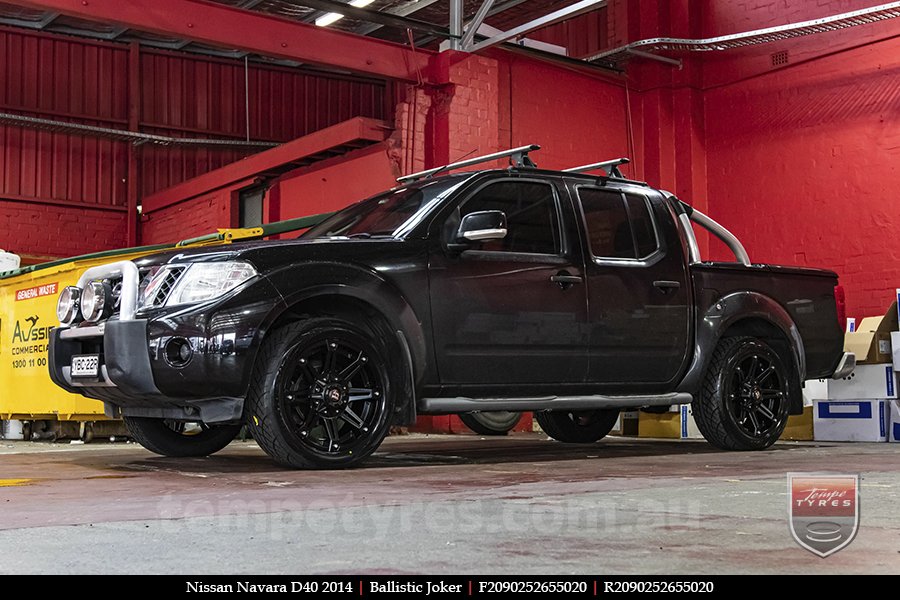 20x9.0 Ballistic Joker FB on NISSAN NAVARA D40 