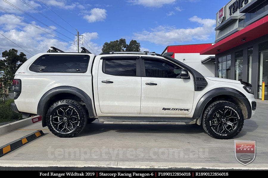 18x9.0 Starcorp Racing Paragon-6 on FORD RANGER WILDTRAK