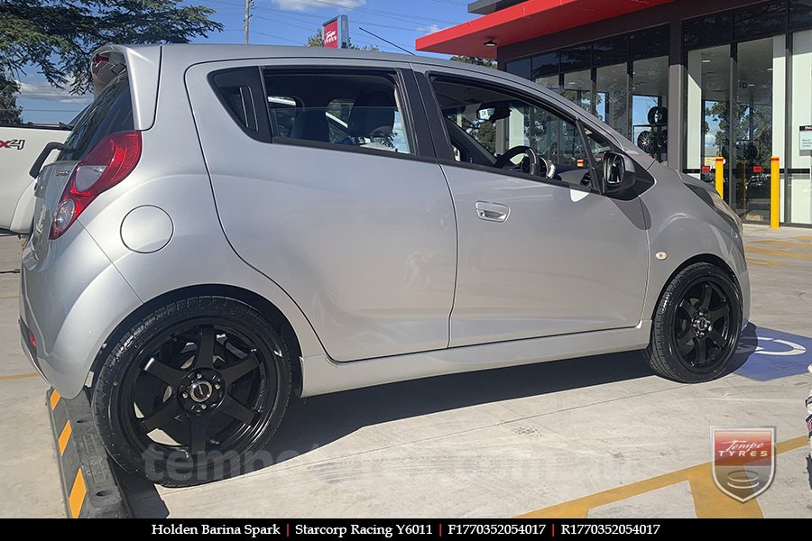 17x7.0 Starcorp Racing PURSUIT on HOLDEN BARINA