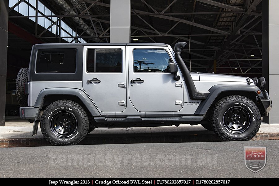 17x8.0 Grudge Offroad BWL Steel on JEEP WRANGLER