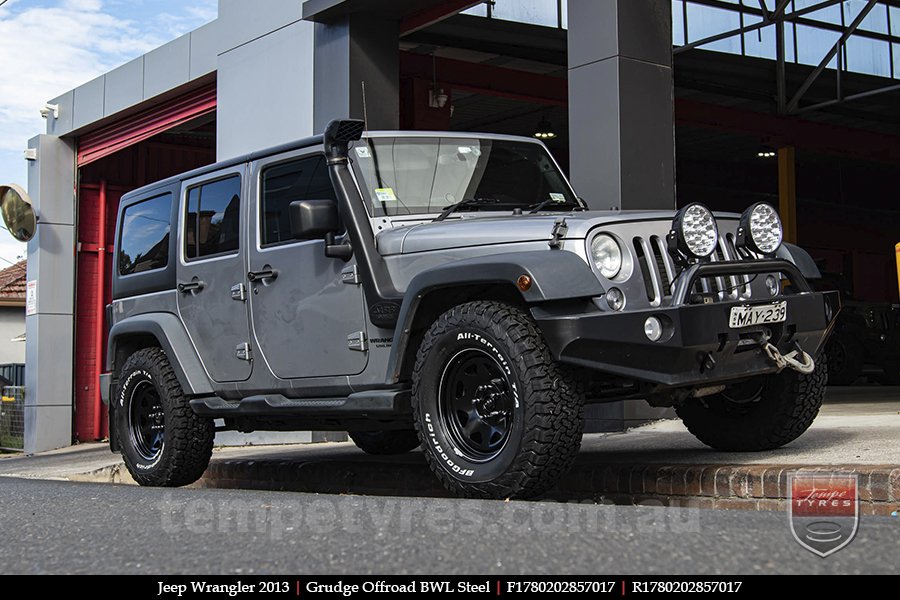 17x8.0 Grudge Offroad BWL Steel on JEEP WRANGLER