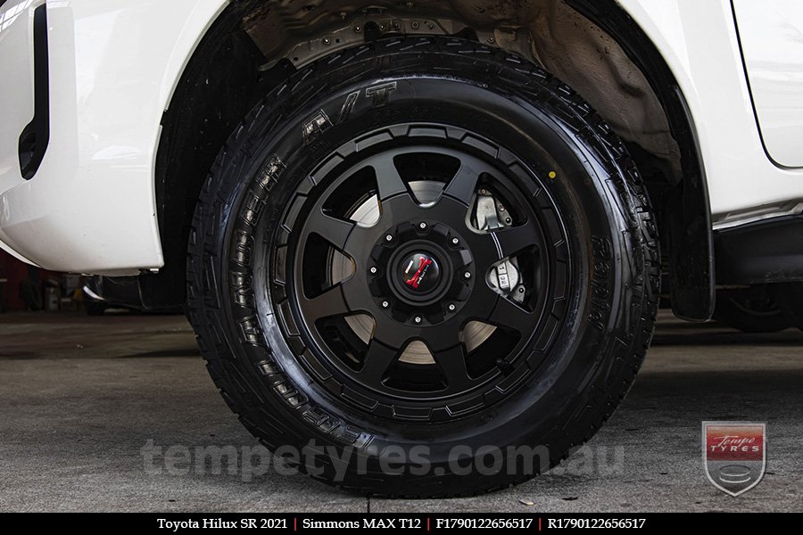 17x9.0 Simmons MAX T12 MK on TOYOTA HILUX