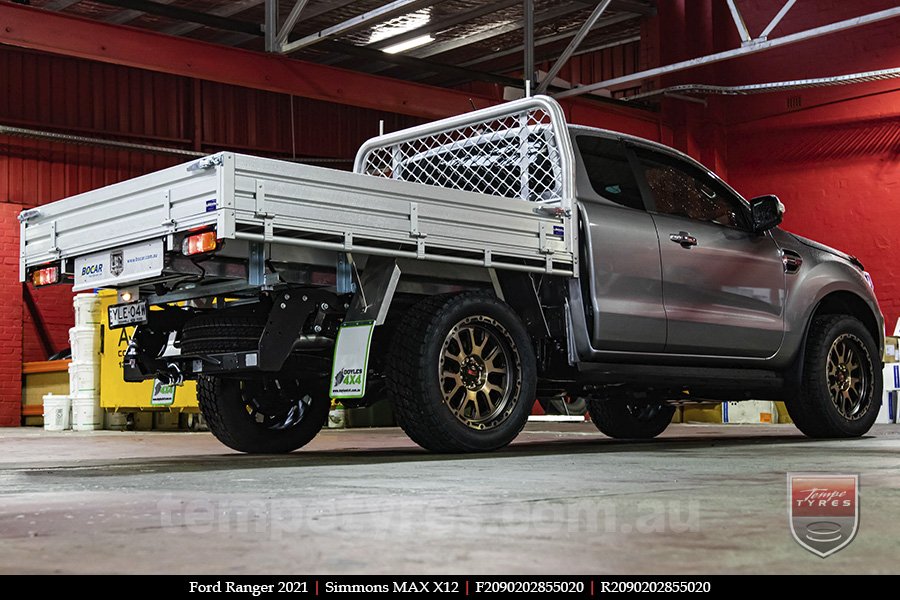 20x9.0 Simmons MAX X12 OBDFW on FORD RANGER