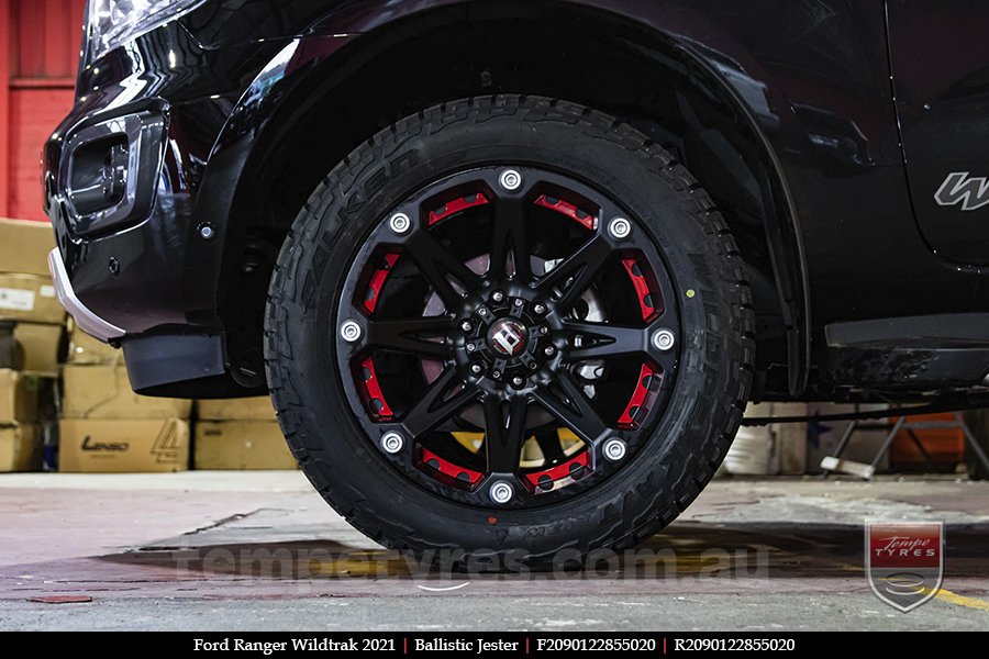 20x9.0 Ballistic Jester on FORD RANGER WILDTRAK