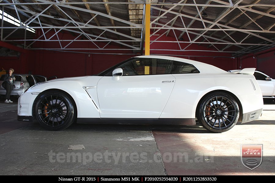 20x10 20x11 Simmons MS1 MK on NISSAN GT-R