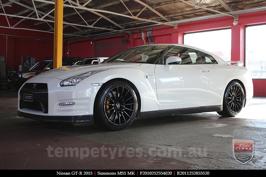 20x10 20x11 Simmons MS1 MK on NISSAN GT-R